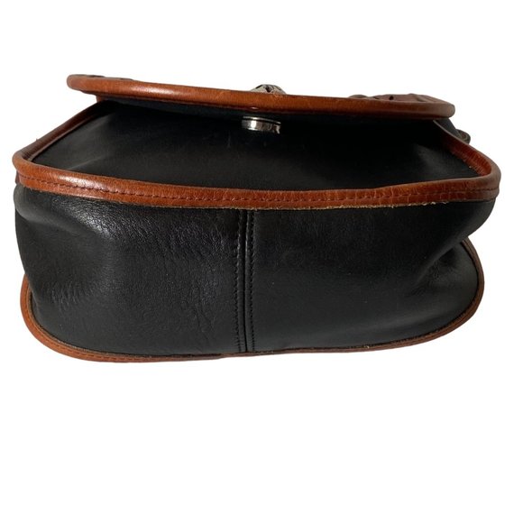 Brighton purse brown black crossbody purse heart charm - Picture 9 of 12